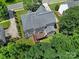 Stunning aerial view of a home with well-maintained landscaping and a spacious backyard with a wooden deck at 705 Drew Ave, Fort Mill, SC 29708
