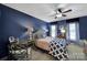 Bedroom with a desk, ceiling fan, carpet flooring and lots of natural light at 705 Drew Ave, Fort Mill, SC 29708