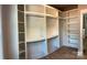 Spacious walk-in closet with custom shelving and ample storage, perfect for organization and convenience at 7221 Static Way # 13, Sherrills Ford, NC 28673