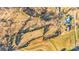 Aerial view of the expansive property, showcasing land with trees and open fields at 7270 Long Island Rd, Catawba, NC 28609