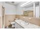 Bathroom featuring a marble countertop and a bathtub-shower combination at 7270 Long Island Rd, Catawba, NC 28609