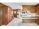 Kitchen area showcasing ample counter space and lots of wood cabinetry at 7270 Long Island Rd, Catawba, NC 28609