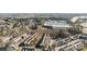 Neighborhood aerial view showing the community's proximity to shopping centers at 11013 Dundarrach Ln, Charlotte, NC 28277