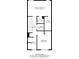 Upstairs floor plan with primary bedroom, walk in closet, bedroom, laundry, and two baths at 11013 Dundarrach Ln, Charlotte, NC 28277