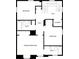 Upstairs floor plan with primary bedroom, bedroom, laundry room, and baths at 13413 Glasgow Green Ln, Charlotte, NC 28213