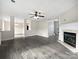 Open concept living area with stylish flooring and natural light at 1555 Andora Dr, Rock Hill, SC 29732