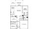 Layout showcasing a spacious kitchen, Gathering room, primary bedroom and a 2-car garage at 2014 Mantle Ridge Dr, Indian Trail, NC 28079