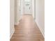 Bright hallway with hardwood floors leads to the entrance of the home at 237 Miramar Dr, York, SC 29745