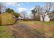 Backyard with wood shed, fire pit, and large outbuilding at 306 W 2Nd St, Cherryville, NC 28021
