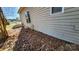 Exterior view of house showing side of the home and surrounding dry yard at 3181 N Olivers Cross Rd, Newton, NC 28658