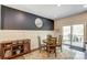 Cozy dining area with a table, chairs, and sliding glass doors to the outdoor patio at 502 Tayberry Ln, Fort Mill, SC 29715
