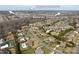 Aerial view of the neighborhood shows the home's proximity to shopping and Uptown Charlotte at 841 Wandering Way Dr, Waxhaw, NC 28173
