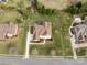 Aerial view of the property showcases the home's layout, landscaping, and surrounding neighborhood at 841 Wandering Way Dr, Waxhaw, NC 28173