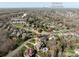 Aerial view of community amenities and proximity to Uptown Charlotte; located at 9901 Strike the Gold Lane at 9901 Strike The Gold Ln, Waxhaw, NC 28173