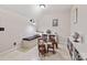 This bedroom features a cozy seating area with custom storage and bookshelves at 9901 Strike The Gold Ln, Waxhaw, NC 28173
