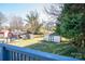 View from the back deck, overlooking the expansive yard at 116 Garrison Dr, Belmont, NC 28012