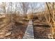 Wooded backyard featuring a charming walkway, perfect for nature lovers at 152 Muskhogean Way, Mount Gilead, NC 27306