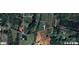 Aerial view of property highlighting home's location and road access at 1638 Bess Town Rd, Bessemer City, NC 28016