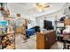 Bright bedroom with an adjoining kitchen, offering comfort and convenience in a compact layout at 225 Institute St, Mooresville, NC 28115