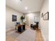 Office space with hardwood flooring, natural light, and a calming ambiance at 225 Riverton Rd, Weddington, NC 28104