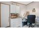 Sewing room with counter space, cabinets, and natural lighting at 390 Rocky Rick Rd, Rockwell, NC 28138