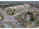 Aerial view of a neighborhood showing a home with approximate lot lines drawn at 816 S Point Rd, Belmont, NC 28012