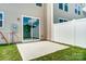 Outdoor patio with green lawn and privacy fence, perfect for outdoor living at 12237 Gambrell Dr, Charlotte, NC 28278