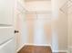 Walk-in closet with carpeted floors and metal shelving for optimal storage space at 12237 Gambrell Dr, Charlotte, NC 28278