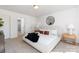 Inviting main bedroom featuring a large bed, stylish decor, and ample natural light at 1402 Richmond Dr # 1, Lowell, NC 28098