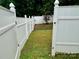 Fenced backyard with a grassy area and potential for outdoor activities at 1726 Still River Way, Fort Mill, SC 29708