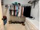 Walk-in closet with shelving and hanging space for storage at 1726 Still River Way, Fort Mill, SC 29708