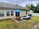 Grassy backyard with patio featuring furniture and a serene setting at 1726 Still River Way, Fort Mill, SC 29708
