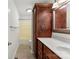 Bathroom featuring a vanity, mirror, bathtub and toilet at 200 W 18Th St, Newton, NC 28658