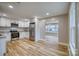 Contemporary kitchen with stainless appliances and adjacent room at 2625 20Th Ne St, Hickory, NC 28601