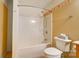 Bathroom with tub and shower, toilet, and vanity with ample space at 340 Tradewinds Ln, York, SC 29745