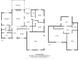 Detailed floor plan showcasing the layout of this two-story home at 340 Tradewinds Ln, York, SC 29745