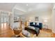 Spacious living area with an open view to the dining room and natural light at 8000 Greencastle Dr, Charlotte, NC 28210