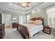 Main bedroom featuring a king bed, bedside tables, and large windows at 8143 Summit Ridge Dr # 41, Catawba, NC 28609