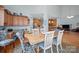 Bright dining room features vaulted ceiling and views to the kitchen at 8143 Summit Ridge Dr # 41, Catawba, NC 28609