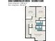 Upstairs floor plan showing bedrooms, bathrooms, hall, and primary bedroom dimensions and layout at 8460 Summerglen Cir, Charlotte, NC 28227