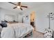 Bedroom with an en-suite bathroom, a ceiling fan, and a window at 921 Von Buren Blvd, Rock Hill, SC 29730