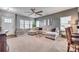 Bright living room with a large sectional sofa and ample natural light at 921 Von Buren Blvd, Rock Hill, SC 29730