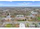 Aerial view of the beautiful campus with historic buildings, green spaces, and clear pathways with surrounding trees at 105 Hillside Dr, Davidson, NC 28036