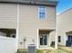 Backyard with a patio area and sliding glass doors at 120 Cadbury Ln, Fort Mill, SC 29715