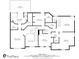 Second floor plan featuring bedrooms, bathrooms, and a sitting room, illustrating the home's upper-level layout at 12011 Olden Ct, Charlotte, NC 28262