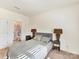 Neutral bedroom with en-suite bathroom at 1444 Harleston St, Indian Trail, NC 28079