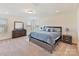 Spacious Primary bedroom with ample natural light and plush carpet at 1444 Harleston St, Indian Trail, NC 28079