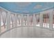 Bright sunroom with large windows and cloud painted ceiling at 2032 Country Pl, Hickory, NC 28601
