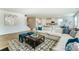 Open concept living room with kitchen and dining area in background at 2513 Crimson Way, Monroe, NC 28112