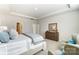 Spacious main bedroom with tray ceiling, sitting area, and dresser at 2513 Crimson Way, Monroe, NC 28112